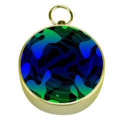 Spectrum Sputnik Space Blue Green Gold Compasses