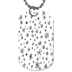 Star Doodle Dog Tag (two Sides)