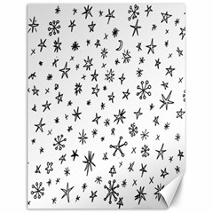 Star Doodle Canvas 12  X 16  