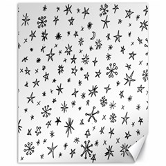 Star Doodle Canvas 11  X 14  