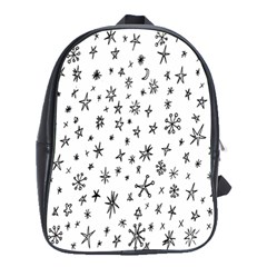 Star Doodle School Bag (large)