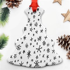 Star Doodle Ornament (christmas Tree) 