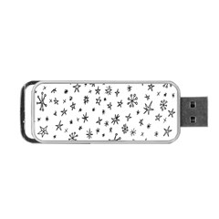 Star Doodle Portable Usb Flash (one Side) by Mariart