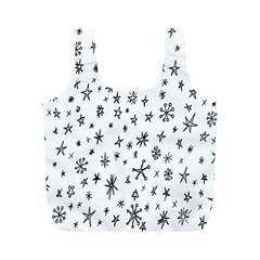 Star Doodle Full Print Recycle Bags (m) 