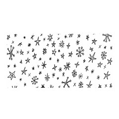 Star Doodle Satin Wrap