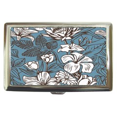 Star Flower Grey Blue Beauty Sexy Cigarette Money Cases