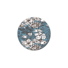 Star Flower Grey Blue Beauty Sexy Golf Ball Marker by Mariart