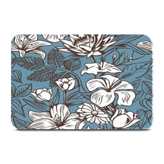 Star Flower Grey Blue Beauty Sexy Plate Mats