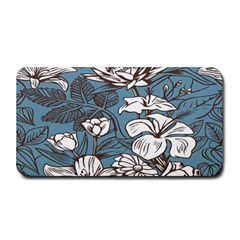 Star Flower Grey Blue Beauty Sexy Medium Bar Mats by Mariart