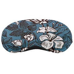 Star Flower Grey Blue Beauty Sexy Sleeping Masks by Mariart