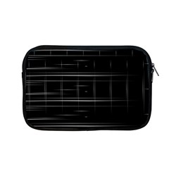 Stripes Black White Minimalist Line Apple Macbook Pro 13  Zipper Case