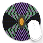 Secret Code Formula Sun Round Mousepads Front