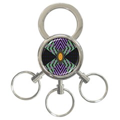 Secret Code Formula Sun 3-ring Key Chains