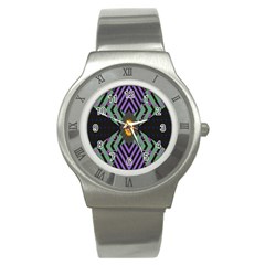 Secret Code Formula Sun Stainless Steel Watch by Mariart