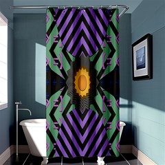 Secret Code Formula Sun Shower Curtain 36  X 72  (stall)  by Mariart