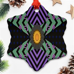 Secret Code Formula Sun Ornament (snowflake) by Mariart