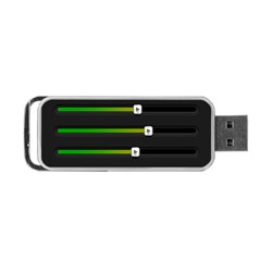 Stock Illustration Rendering Seven Volume Portable Usb Flash (two Sides)