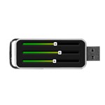 Stock Illustration Rendering Seven Volume Portable USB Flash (Two Sides) Front