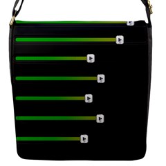 Stock Illustration Rendering Seven Volume Flap Messenger Bag (s) by Mariart