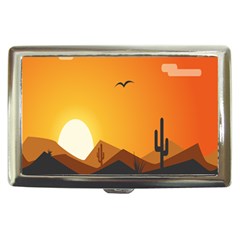 Sunset Natural Sky Cigarette Money Cases