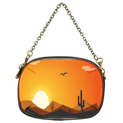 Sunset Natural Sky Chain Purses (one Side) 