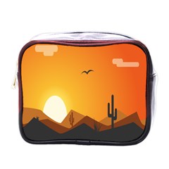 Sunset Natural Sky Mini Toiletries Bags by Mariart