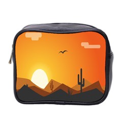 Sunset Natural Sky Mini Toiletries Bag 2-side