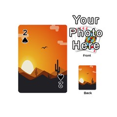 Sunset Natural Sky Playing Cards 54 (mini) 