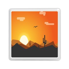 Sunset Natural Sky Memory Card Reader (square) 