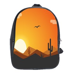 Sunset Natural Sky School Bag (xl)