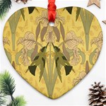 Art nouveau Heart Ornament (Two Sides) Front