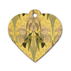 Art Nouveau Dog Tag Heart (two Sides) by NouveauDesign