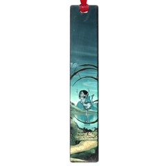 Cute Fairy Dancing On The Moon Large Book Marks by FantasyWorld7