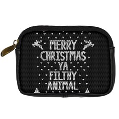 Ugly Christmas Sweater Digital Camera Cases by Valentinaart