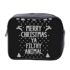 Ugly Christmas Sweater Mini Toiletries Bag 2-side by Valentinaart