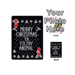 Ugly Christmas Sweater Playing Cards 54 (Mini)  Front - DiamondQ