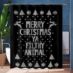 Ugly Christmas Sweater Shower Curtain 60  X 72  (medium)  by Valentinaart