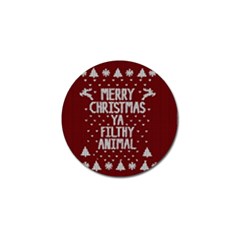 Ugly Christmas Sweater Golf Ball Marker (10 Pack) by Valentinaart