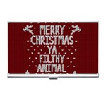 Ugly Christmas Sweater Business Card Holders Front