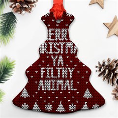 Ugly Christmas Sweater Ornament (christmas Tree) 