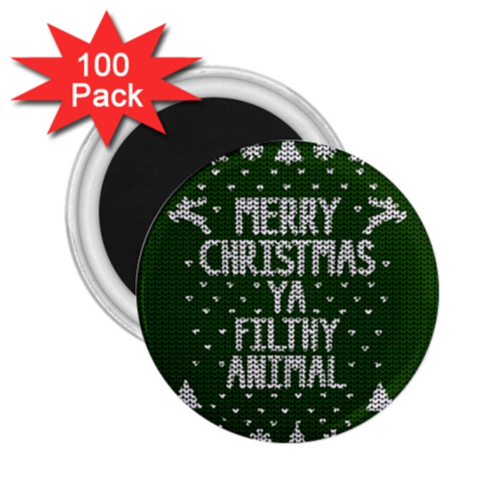 Ugly Christmas Sweater 2.25  Magnets (100 pack) 