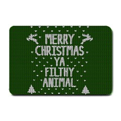 Ugly Christmas Sweater Small Doormat  by Valentinaart