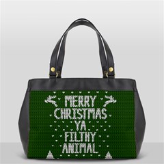 Ugly Christmas Sweater Office Handbags by Valentinaart