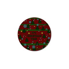 Ugly Christmas Sweater Golf Ball Marker (10 Pack) by Valentinaart