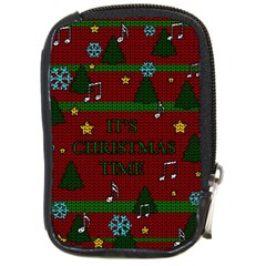 Ugly Christmas Sweater Compact Camera Cases by Valentinaart