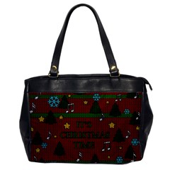 Ugly Christmas Sweater Office Handbags by Valentinaart