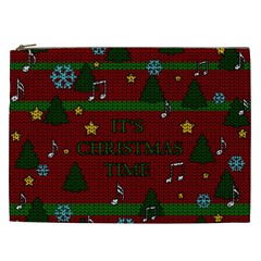 Ugly Christmas Sweater Cosmetic Bag (xxl)  by Valentinaart