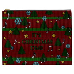 Ugly Christmas Sweater Cosmetic Bag (xxxl)  by Valentinaart