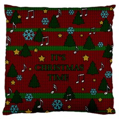 Ugly Christmas Sweater Standard Flano Cushion Case (two Sides) by Valentinaart