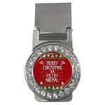 Ugly Christmas Sweater Money Clips (CZ)  Front